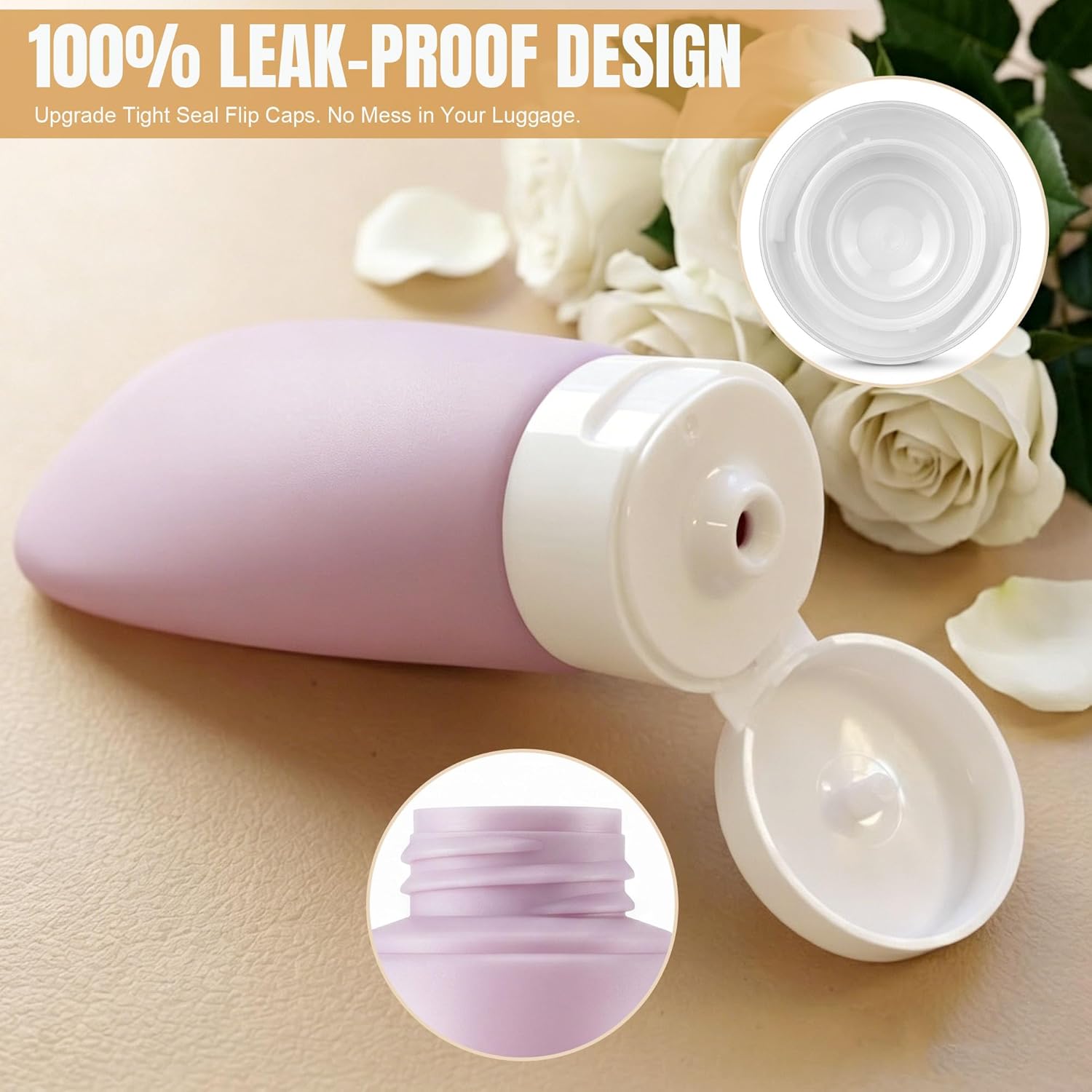20 Pack Travel Bottles Set for Toiletries TSA Approved